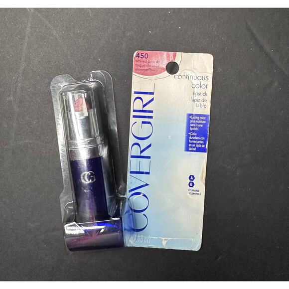 Covergirl Continuous Color Long Wearing Lipstick TICKLED PINK 450 discontinued - Picture 3 of 6